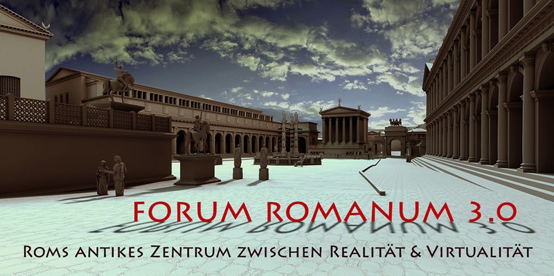 Ausstellungsankündigung Forum Romanum 3.0