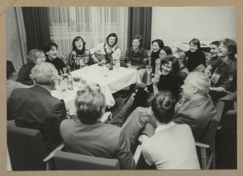 Treffen mit sowjetischen Bürgern, Nov. 1977. Foto: Talmann, Eigentum der HU