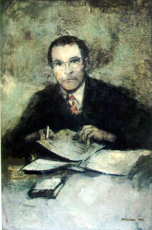 Abb. 1 Günther Brendel, Karl-Heinz Wirzberger, Öl auf Hartfaser, 1985