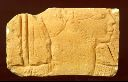 Vorschau Sandsteinblock, Tempelrelief mit Götterkopf