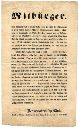 Vorschau Nr_346 Flugblatt des Demokratischen Clubs zur Bürgerwehr, Juni 1848