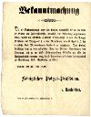 Vorschau Nr_375 Schriftplakat, Verbot des "Lindenclubs", Berlin, 31.07.1848