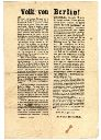 Vorschau Nr_376 Schriftplakat von Studenten für den Reichsverweser, Berlin, 31.07.1848