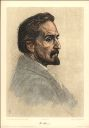Vorschau Offsetdruck einer Pastellzeichnung, Porträt, Heinrich Heine